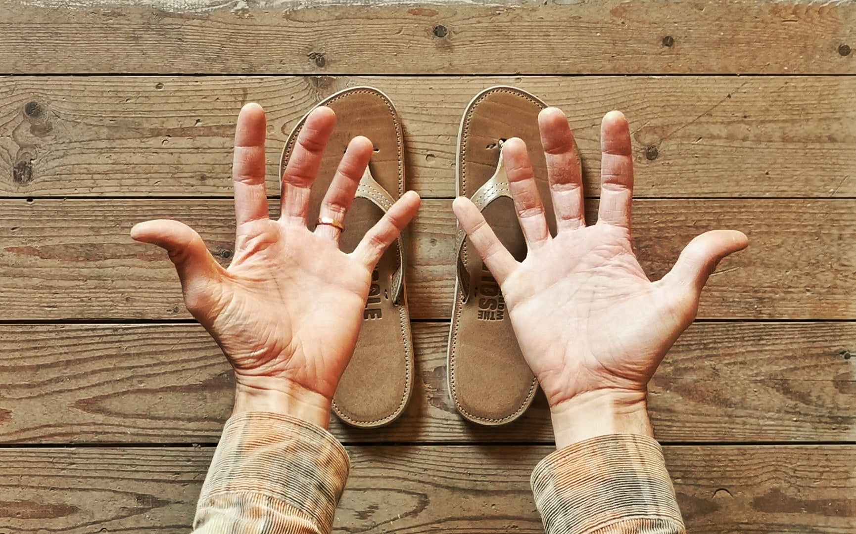 How to make a pair of leather sandals by hand???